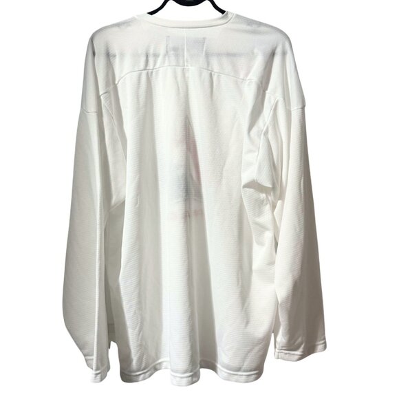 Vintage BAUER Official TEAM CANADA Olympic Hockey PRACTICE JERSEY – Men’s Large - Picture 2 of 4